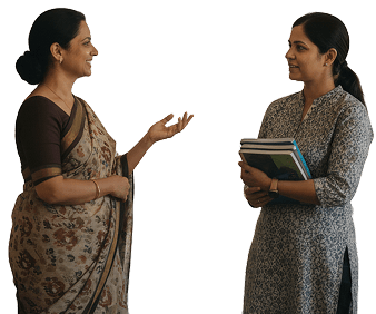 Laptop with finkomm's learning management system